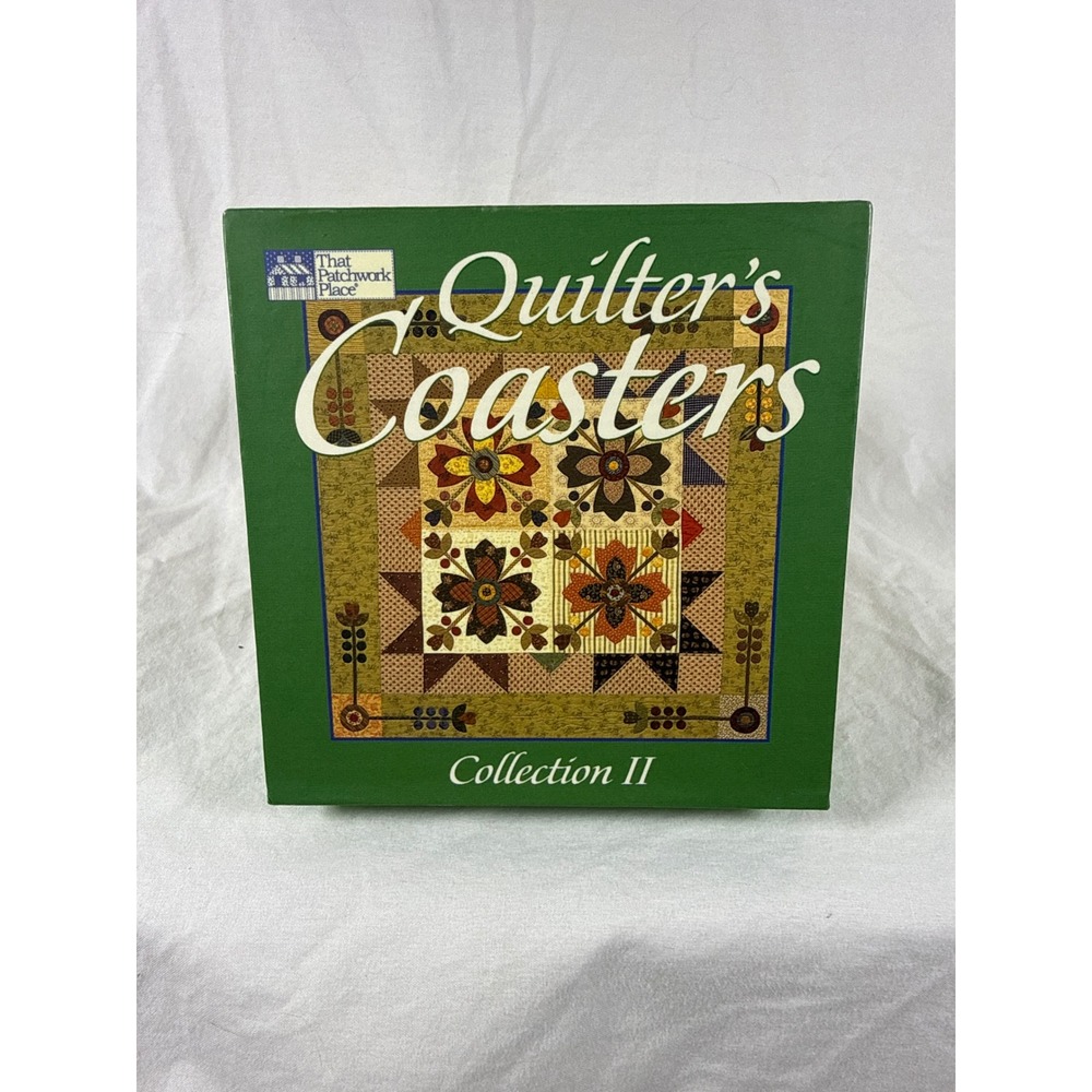 Quilters Coasters Collection II That Patchwork Place Martingale Cork Backed 8pc